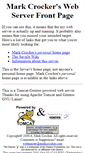 Mobile Screenshot of markcrocker.com